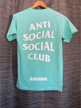 NWOT ASSC Turbo Neighborhood Tee Teal Small USA
